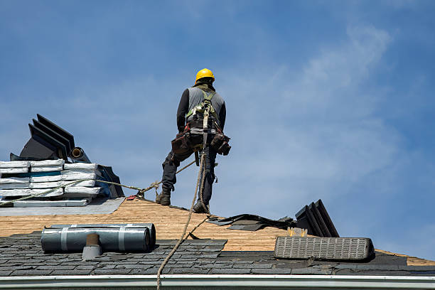 Professional Roofing technician working in Sparta, GA